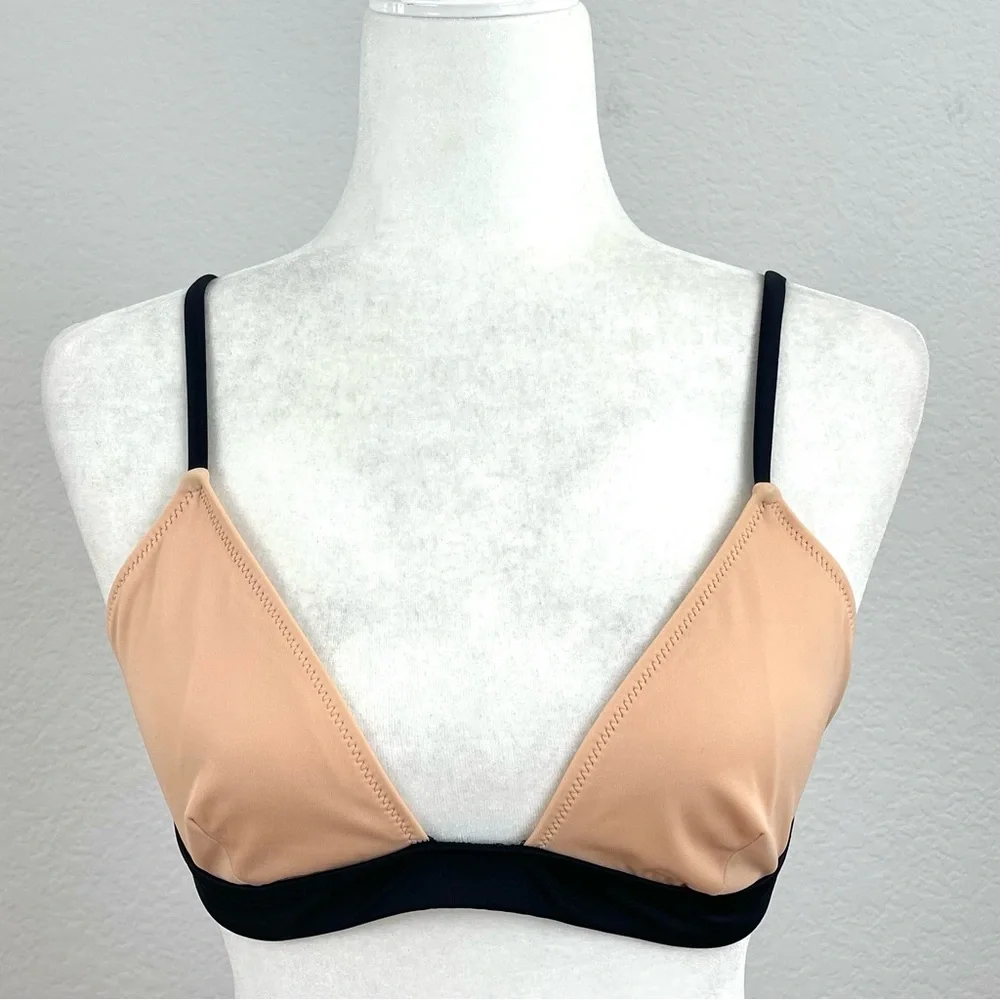 Solid & Striped Two-Piece Swimwear Size Large